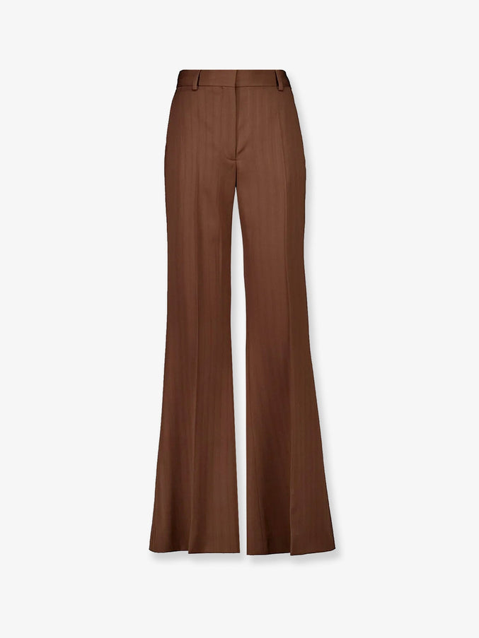 Stella Mccartney Native Regenerative Wool Trousers Sienna