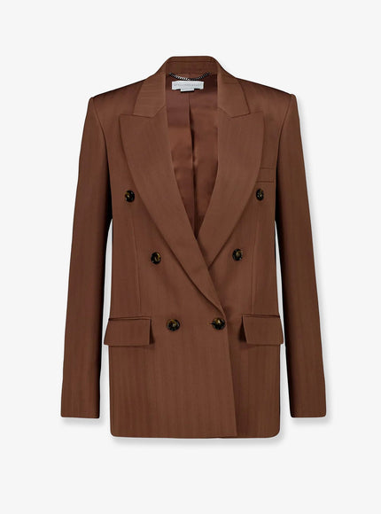 Stella Mccartney Native Regenerative Wool Blazer Sienna
