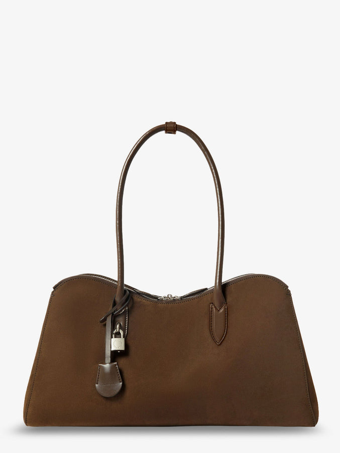 Stella Mccartney Ryder Vegan Suede Handbag Uni Moka