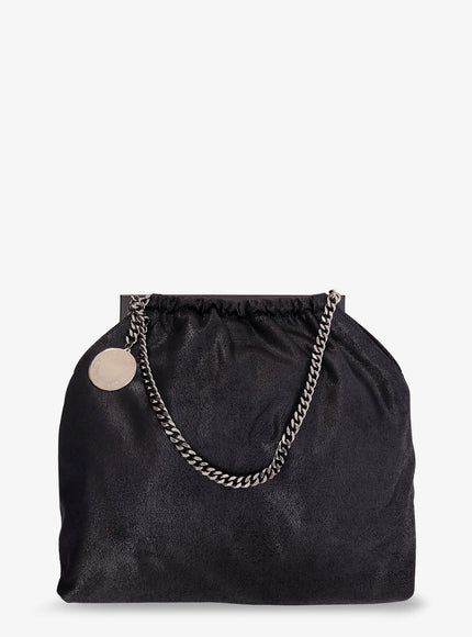 Stella Mccartney Falabella Shoulder Bag With Metal Drawstring Uni Black