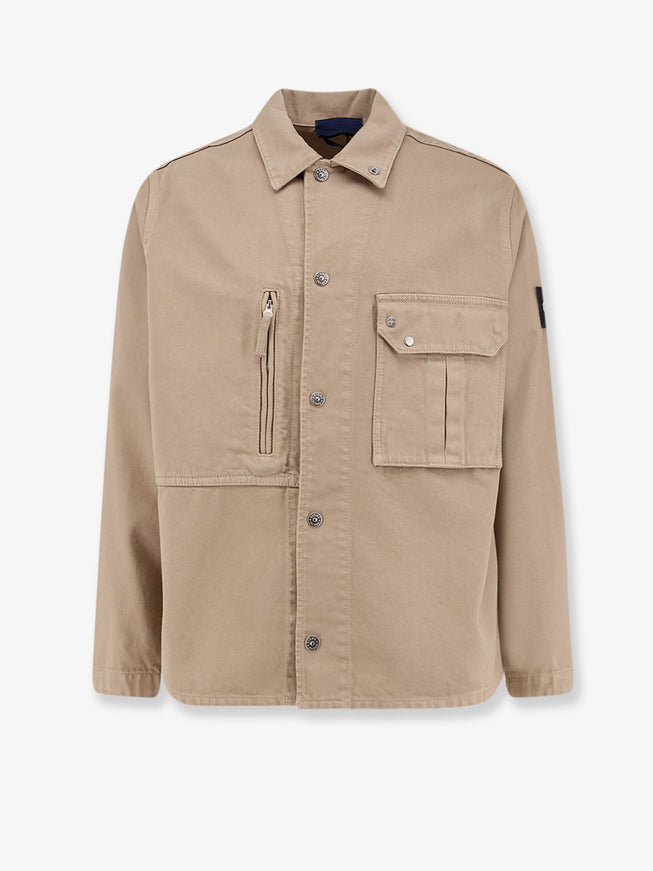 Stone Island Denim Research Overshirt Cotton Jacket Desert