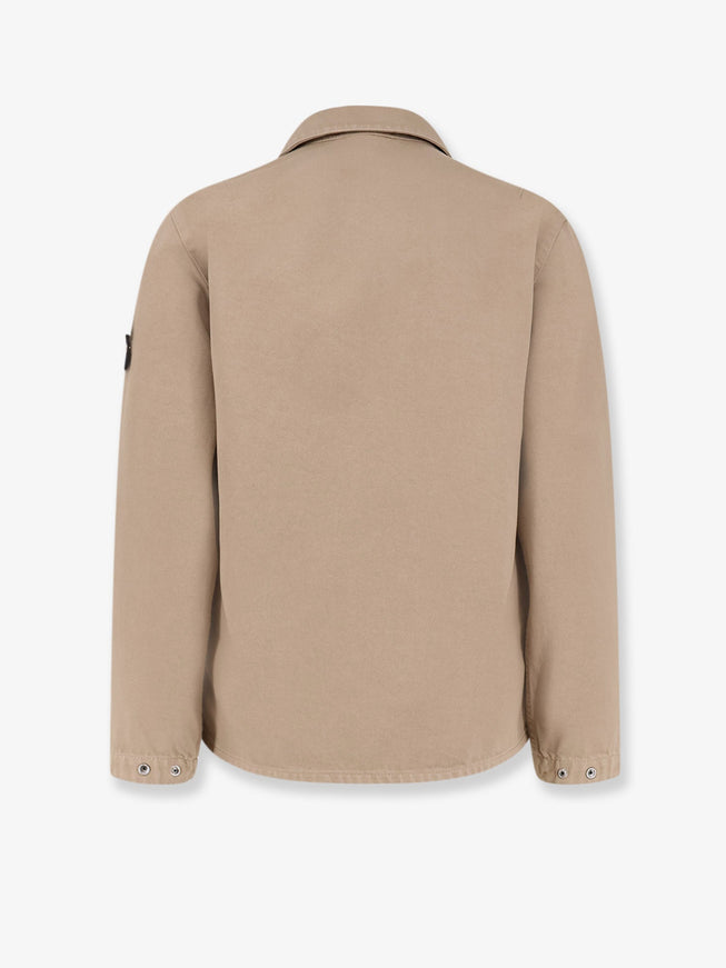 Stone Island Denim Research Overshirt Cotton Jacket