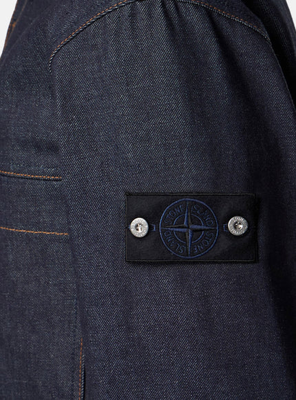 Stone Island Denim Research Indigo Denim Ultra-Bleached Jacket