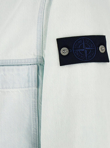 Stone Island Denim Research Indigo Denim Ultra-Bleached Jacket