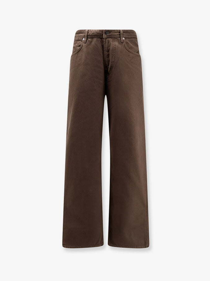 Stone Island Denim Research Loose Fit Denim Jeans Umber