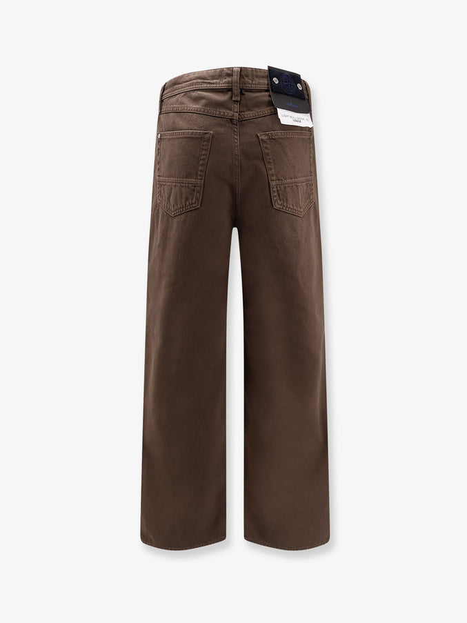 Stone Island Denim Research Loose Fit Denim Jeans
