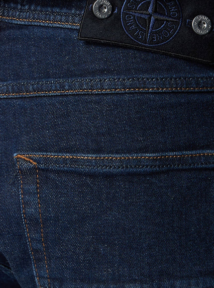 Stone Island Denim Research Stretch Indigo Denim-Rinsed Jeans