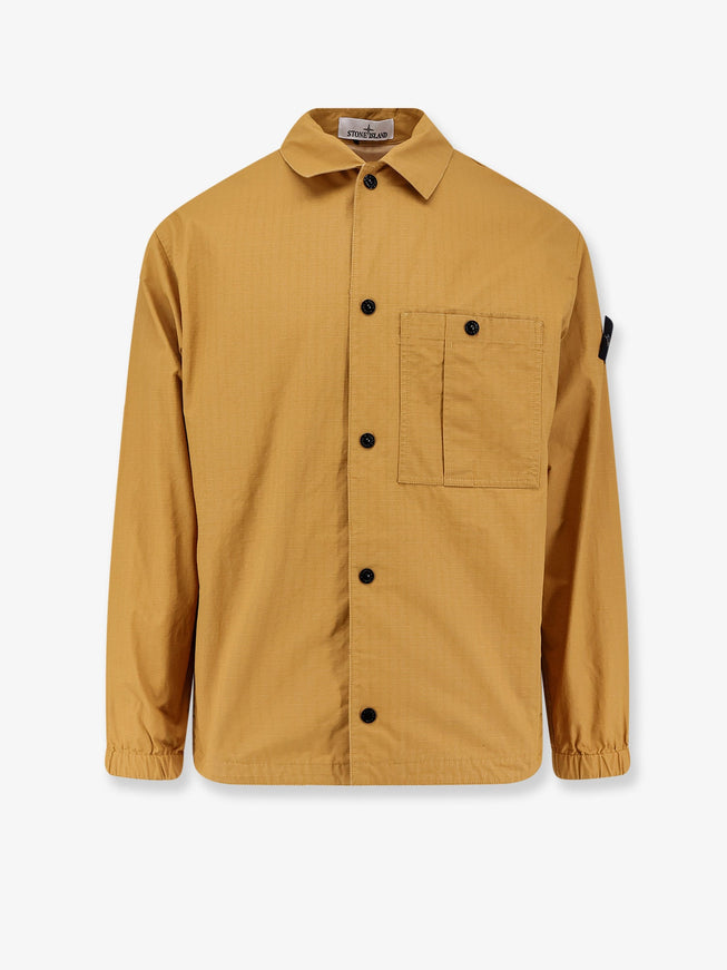 Stone Island Cotton Shirt Mustard