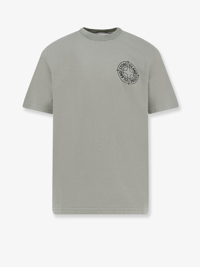 Stone Island Organic Cotton T-Shirt Sage