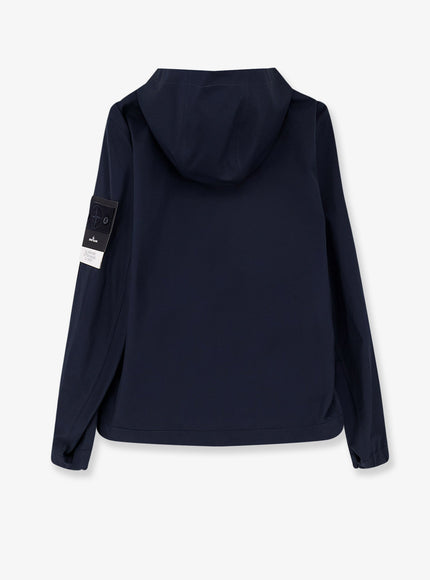Stone Island All-Weather Cotton Canvas S.i. Ghost Jacket