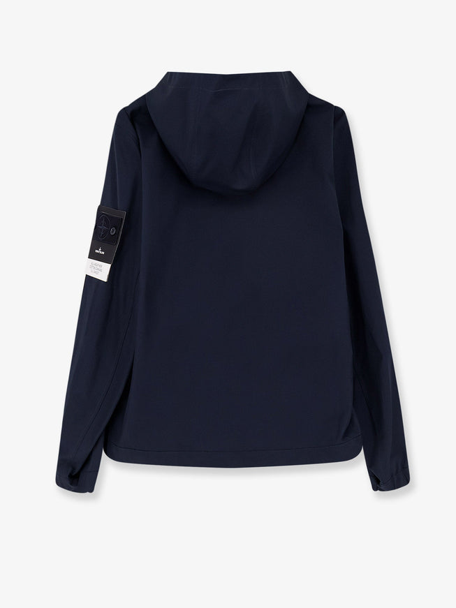 Stone Island All-Weather Cotton Canvas S.i. Ghost Jacket
