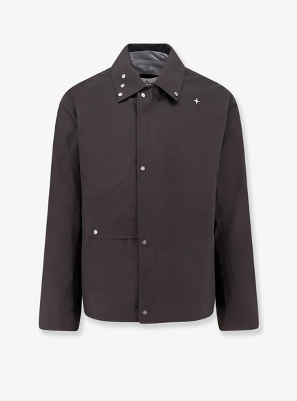 Stone Island Gore-Tex Jacket Lead Grey