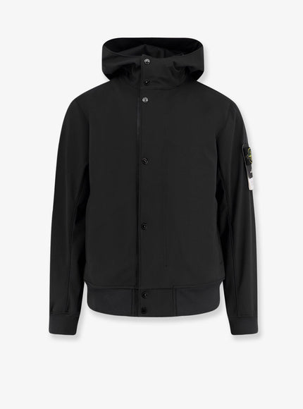 Stone Island Light Soft Shell-R E.dye® Technology Jacket Black