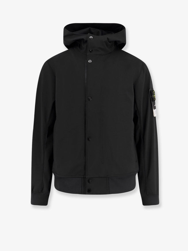 Stone Island Light Soft Shell-R E.dye® Technology Jacket Black