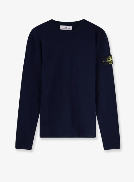 Stone Island Organic Cotton Sweater Navy Blue
