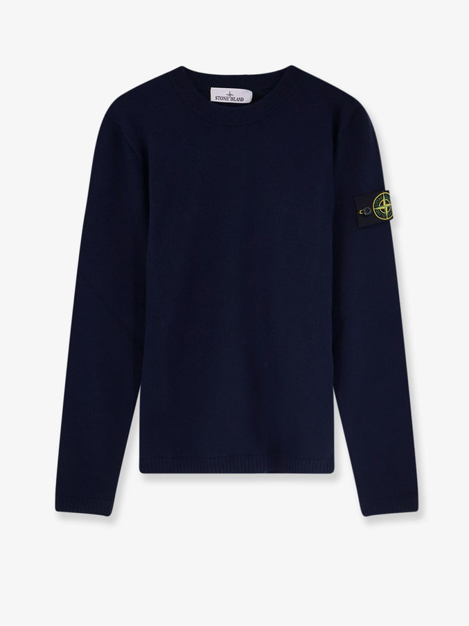 Stone Island Organic Cotton Sweater Navy Blue