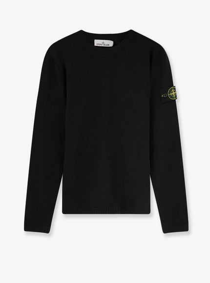 Stone Island Organic Cotton Sweater Black