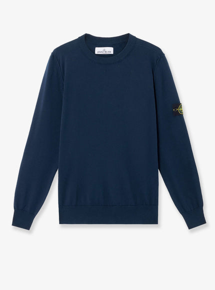 Stone Island Organic Cotton Sweater Navy Blue