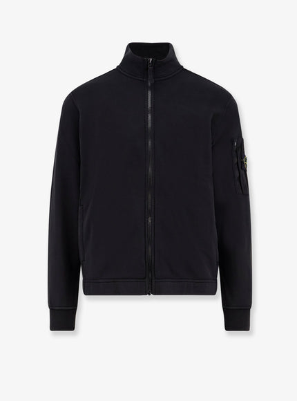 Stone Island Cotton Sweatshirt Black
