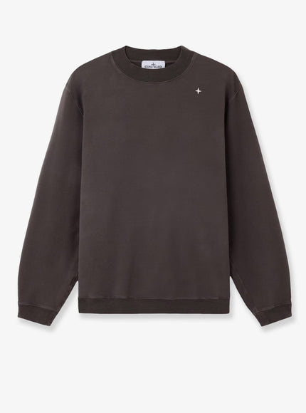 Stone Island Organic Cotton Sweatshirt Charcoal