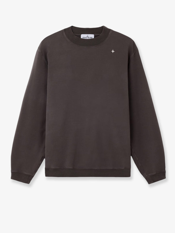 Stone Island Organic Cotton Sweatshirt Charcoal
