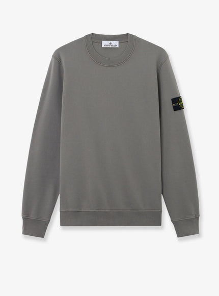 Stone Island Organic Cotton Sweatshirt Charcoal