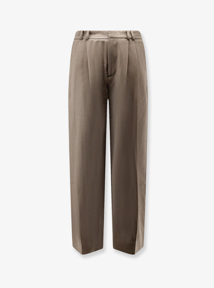 Studio Nicholson Oversized Wool Blend Trousers Reed