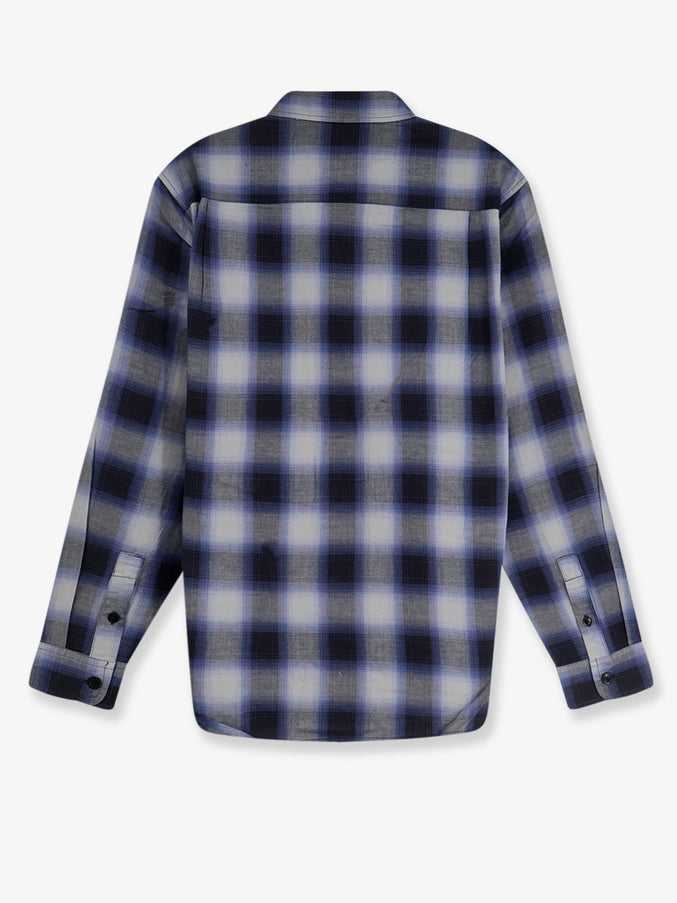 Stussy Beach Ombre Plaid Madras Cotton Shirt