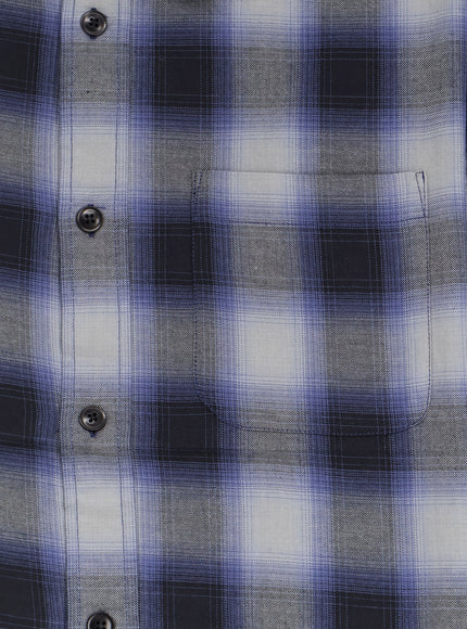 Stussy Beach Ombre Plaid Madras Cotton Shirt
