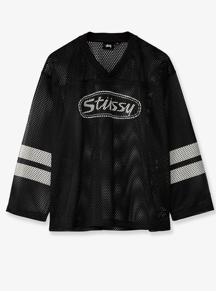 Stussy Perforated Nylon T-Shirt Black