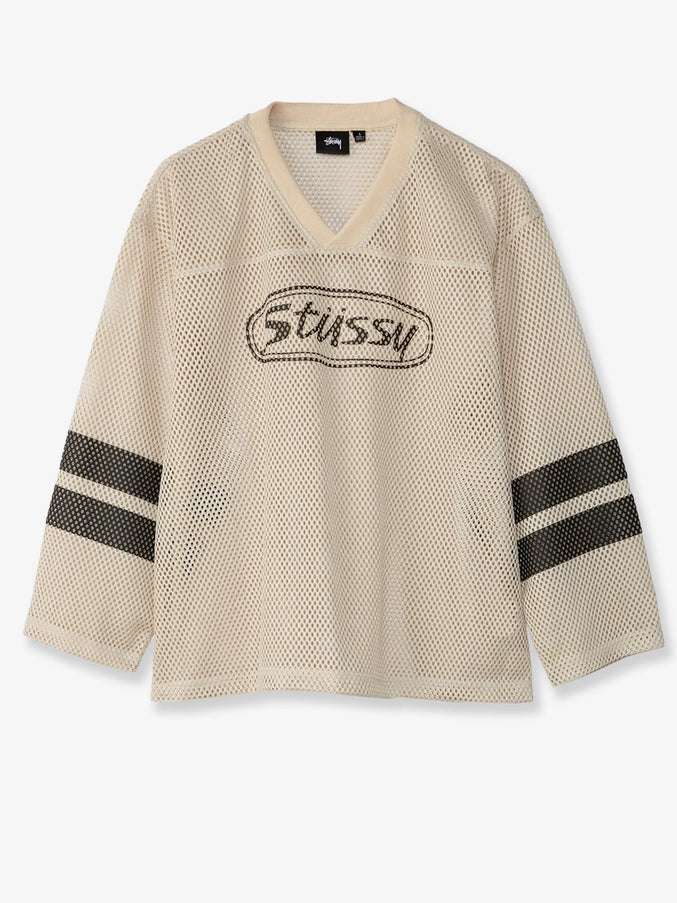 Stussy Perforated Nylon T-Shirt Tan