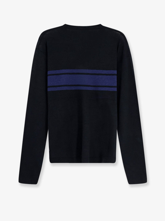 Stussy Striped Cotton And Linen Sweater