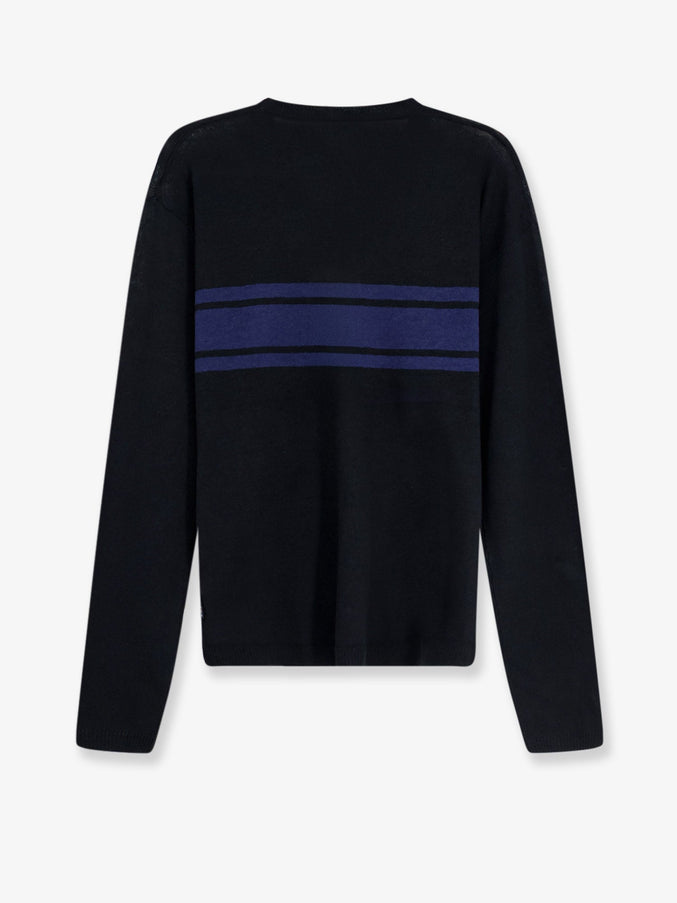 Stussy Striped Cotton And Linen Sweater