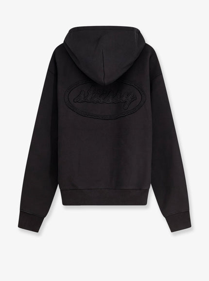 Stussy Cursive Applique Sweatshirt With Zip