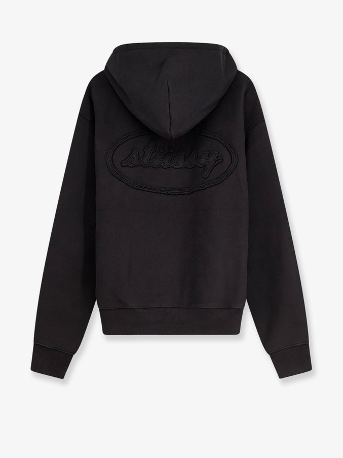 Stussy Cursive Applique Sweatshirt With Zip