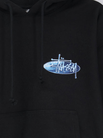 Stussy Wave Oval Hooded Sweatshirt