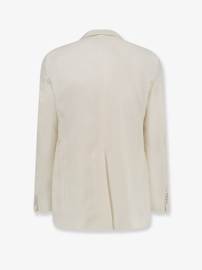 Tagliatore Virgin Wool And Lyocell Blazer