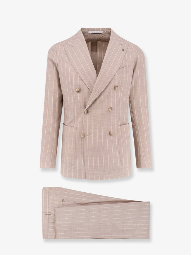 Tagliatore Virgin Wool And Silk Suit Avano