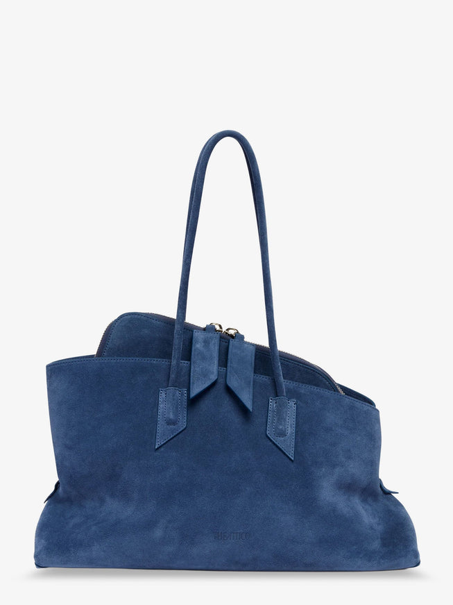 The Attico La Passeggiata Leather Shoulder Bag Uni Sapphire Blu