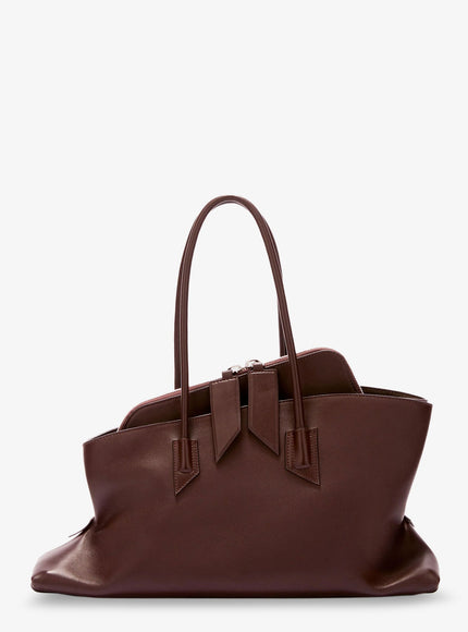 The Attico La Passeggiata Leather Shoulder Bag