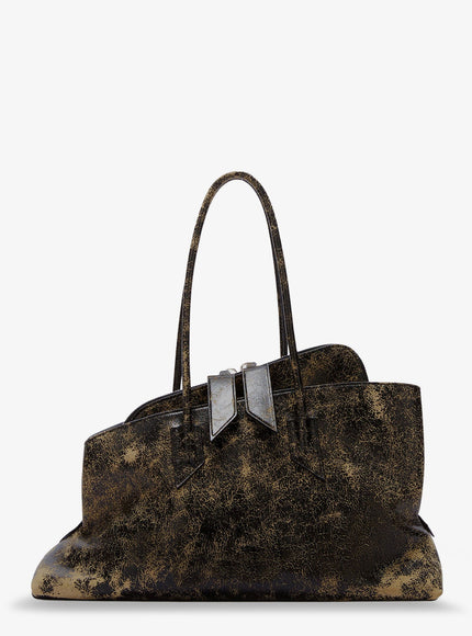 The Attico La Passeggiata Leather Shoulder Bag