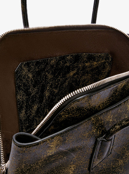 The Attico La Passeggiata Leather Shoulder Bag