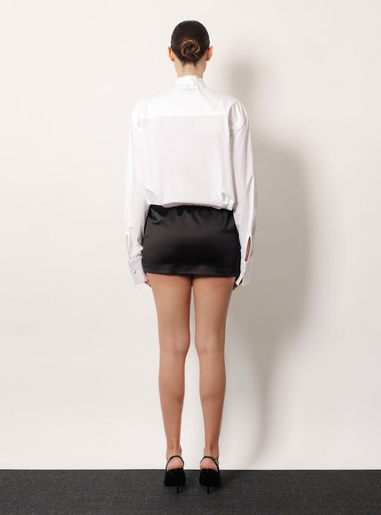 The Attico Black/White Mini Dress