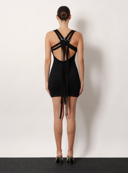 The Attico Viscose Blend Mini Dress