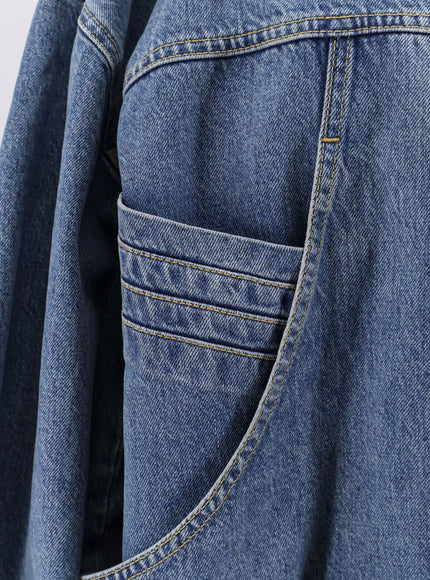 The Attico Oversize Denim Jacket
