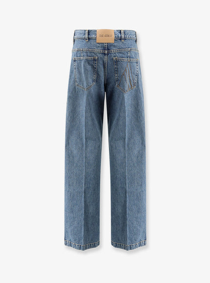 The Attico Jeans With Logo Embroidery