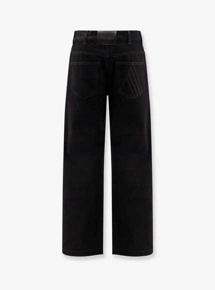 The Attico Black Denim Trousers