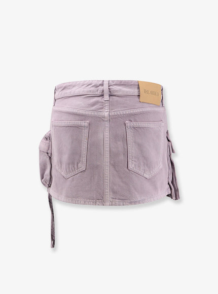 The Attico Cotton Mini Skirt