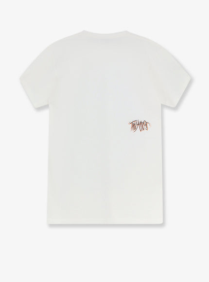 The Attico Cotton T-Shirt With Front Logo Print