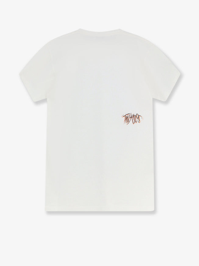 The Attico Cotton T-Shirt With Front Logo Print